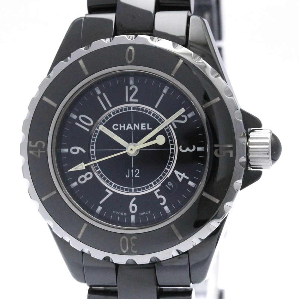 CHANEL J12 Ceramic Quartz Ladies Watch H0682 Polished